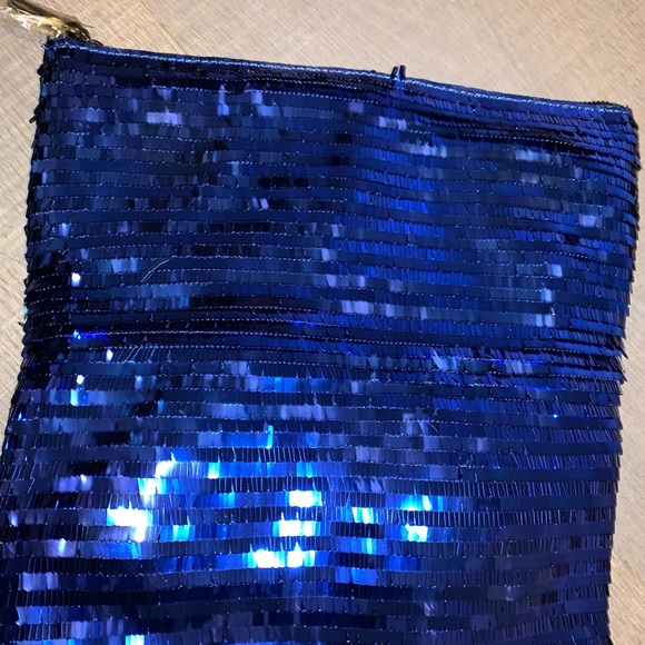 NWT BCBG Generation Electric Sequin Clutch - Picture 3 of 11